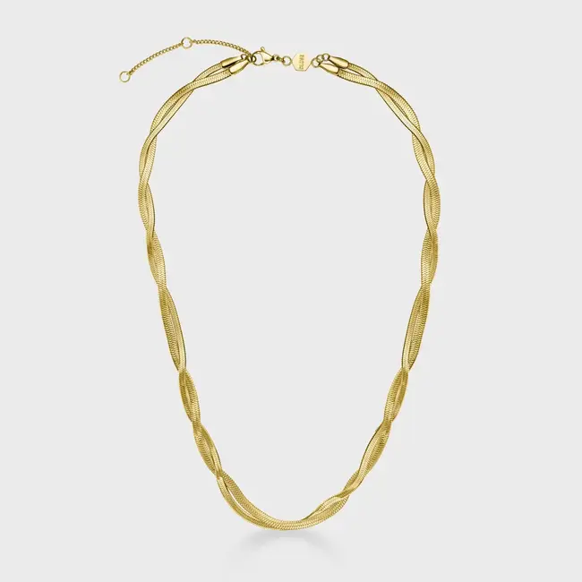 Cluse Halsketting Elevé twisted snake gold