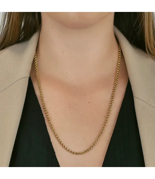 Cluse Halsketting Essentielle double link chain gold