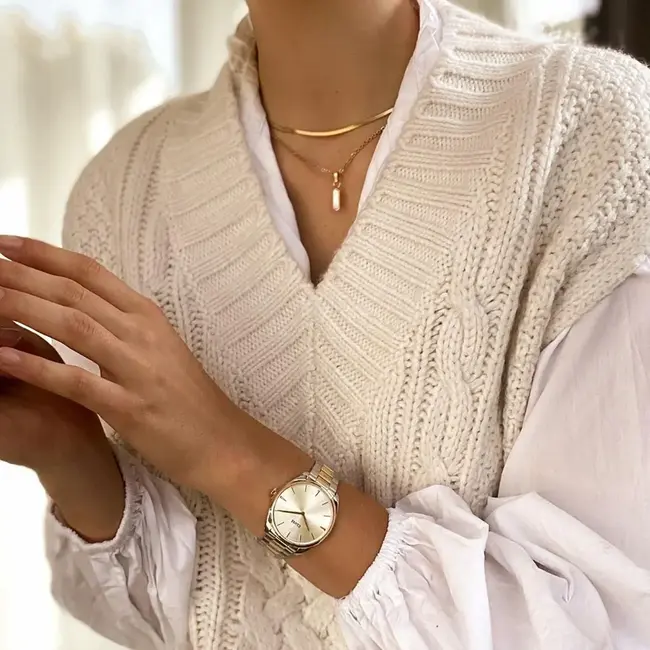 Cluse Halsketting Essentielle snake gold