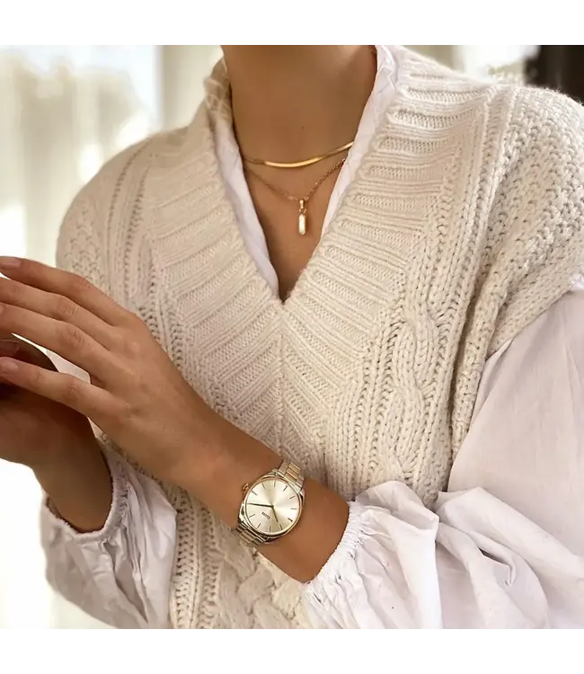 Cluse Halsketting Essentielle snake gold