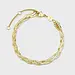 Cluse Armband Elevé braided snake gold