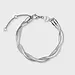 Cluse Armband Elevé twisted snake silver