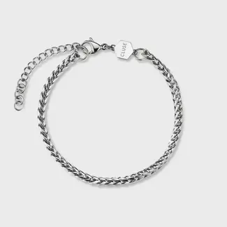 Cluse Armband Essentielle cuban chain silver