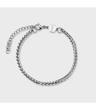 Cluse Armband Essentielle cuban chain silver
