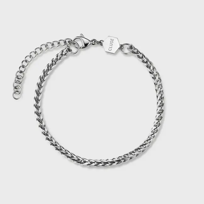 Cluse Armband Essentielle cuban chain silver