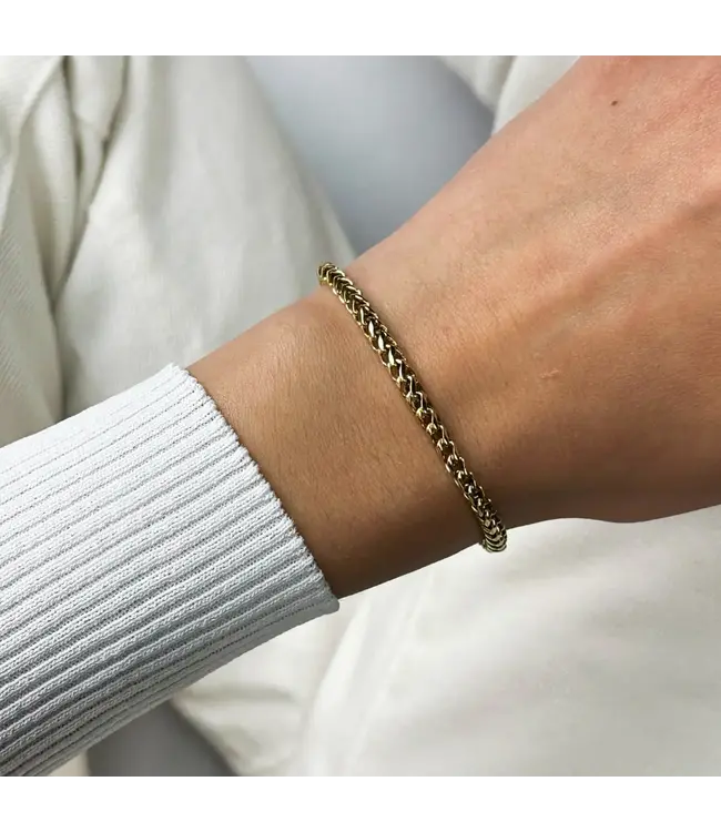 Cluse Armband Essentielle cuban chain gold