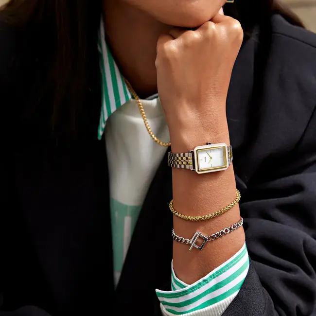 Cluse Armband Essentielle cuban chain gold