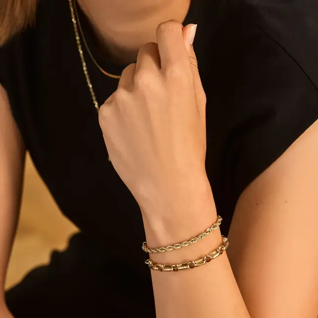 Cluse Armband Essentielle rope gold