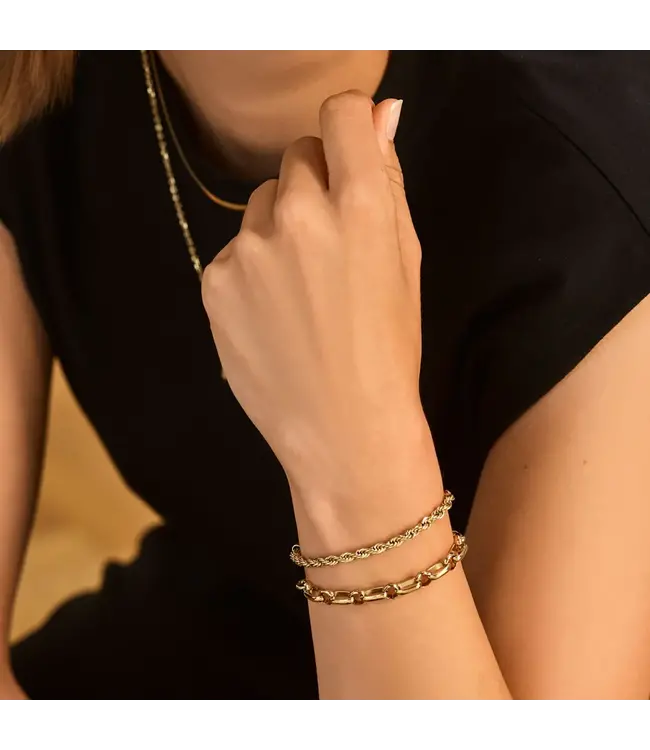 Cluse Armband Essentielle rope gold