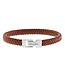 Steel & Barnett Leather Bracelet Archie Peanut M