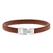 Steel & Barnett Leather Bracelet Archie Peanut M