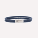 Steel & Barnett Leather Bracelet Denby Jeans Blue  M