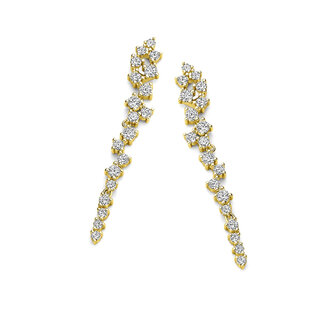 Silver Rose Oorring Marthe