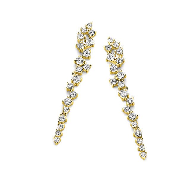 Silver Rose Oorring Marthe