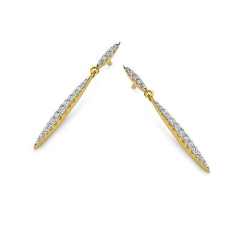 Silver Rose Oorring Amélie