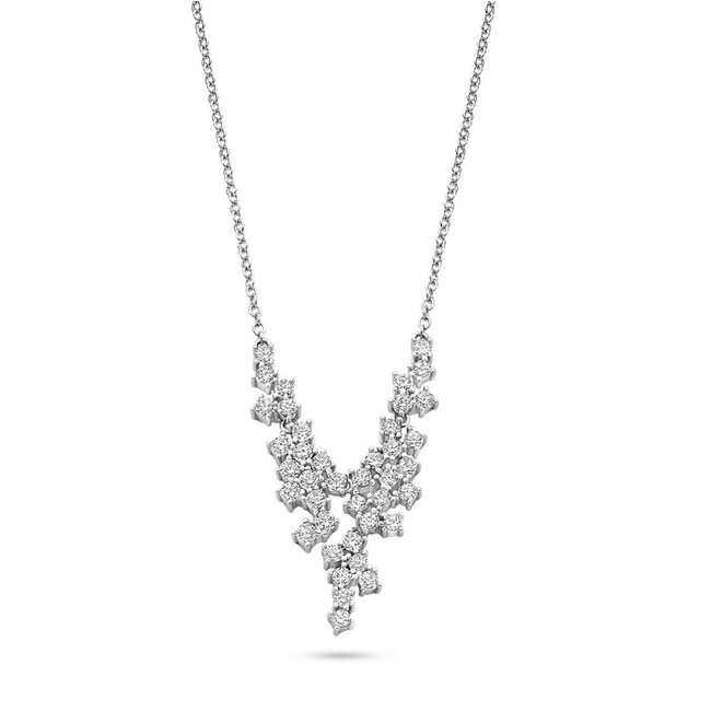 Silver Rose Halsketting Ellen
