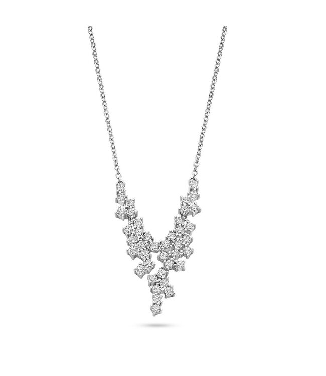 Silver Rose Halsketting Ellen