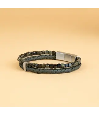 Gemini Armband Double Double Green M-L