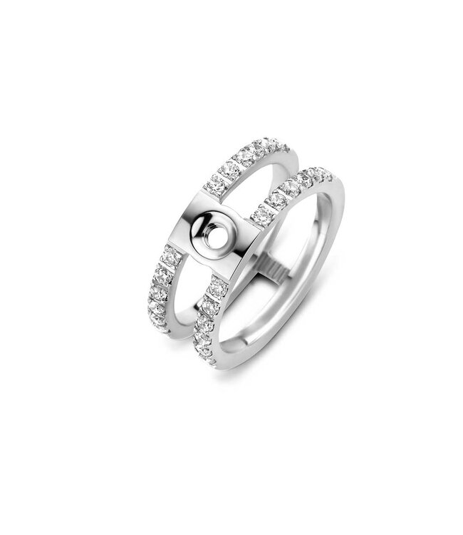MelanO Twisted trista cz ring