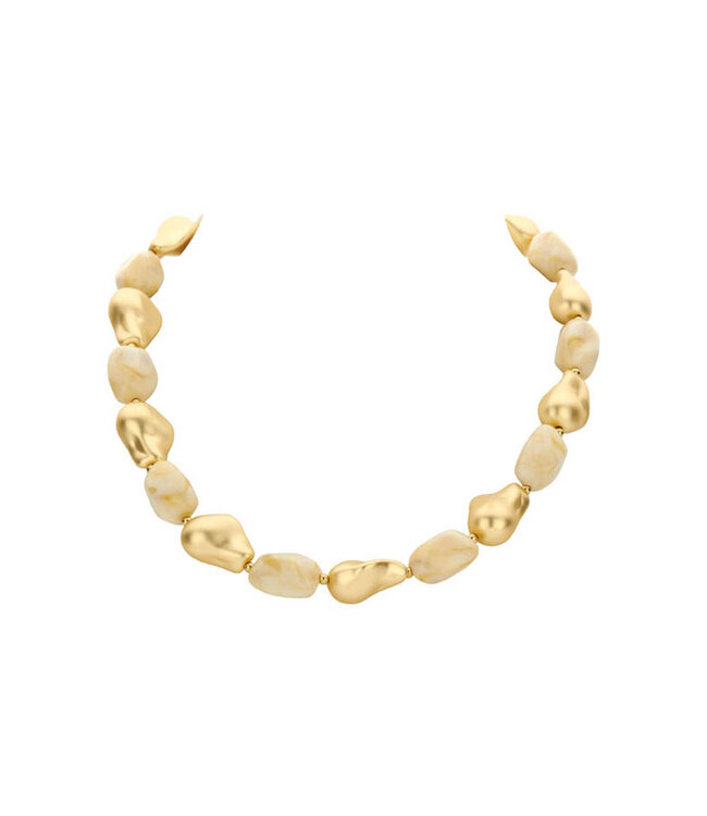 Les Cordes Halsketting Dajo Beige
