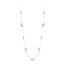 Les Cordes Halsketting Doortjelang Zilver