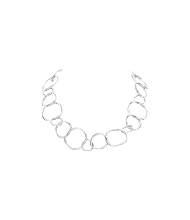 Les Cordes Halsketting Dove Zilver