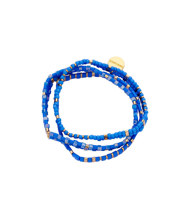 Les Cordes Armband Pan81 Jeansblauw