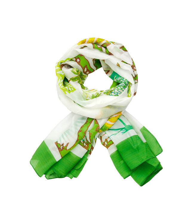 Les Cordes Sjaal LCSCARVES195 Multi Groen