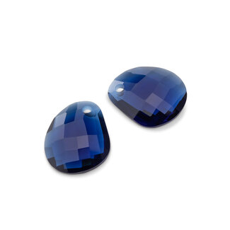 MelanO KO Shaped facet Lake blue