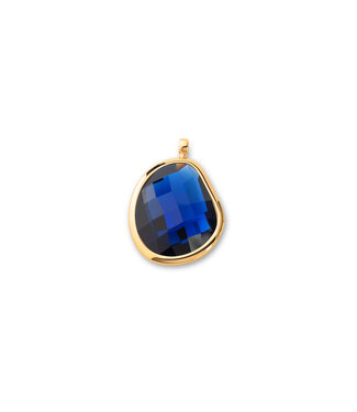 MelanO KO Shaped facet Lake blue