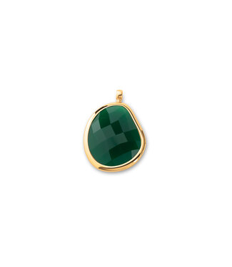 MelanO KO Shaped facet Ocean green