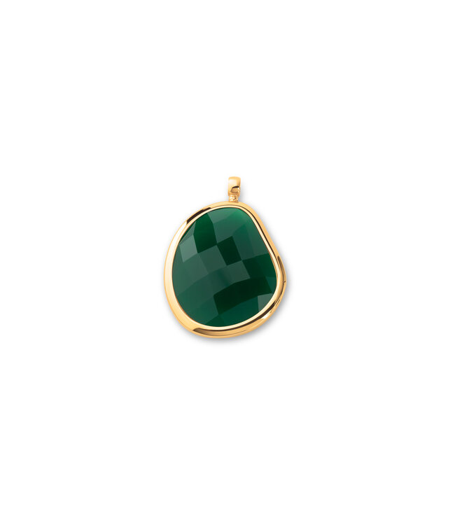 MelanO KO Shaped facet Ocean green