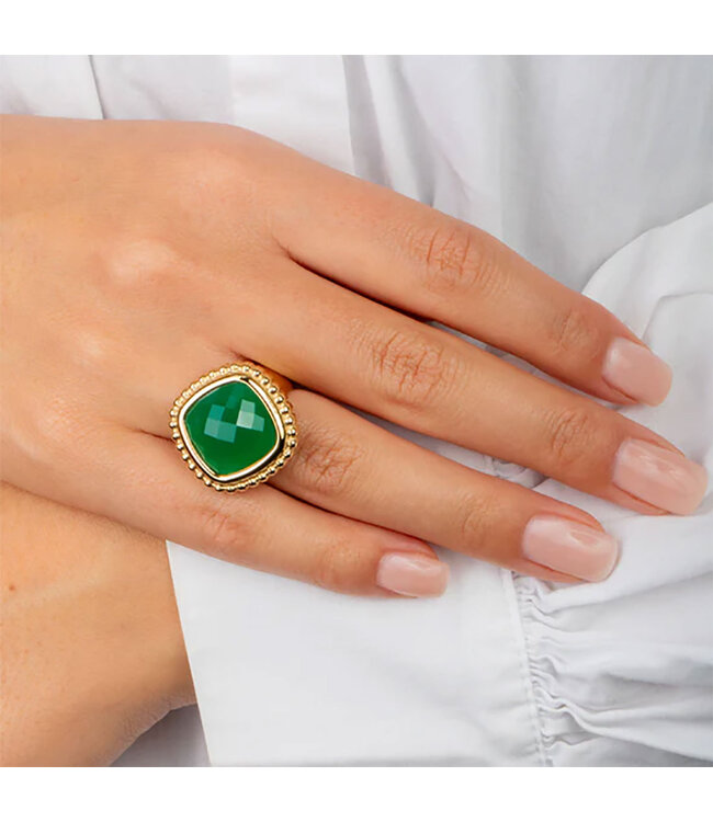 MelanO KO Bali framed Ocean green