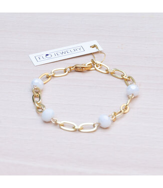 Flo Jewelry Armband Ineke White