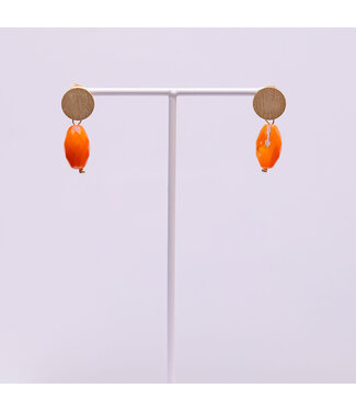 Flo Jewelry Oorring Aniek Orange