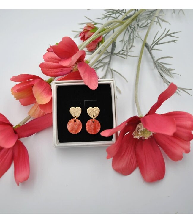 Maison Cachet Oorring Coeurs Brillantes