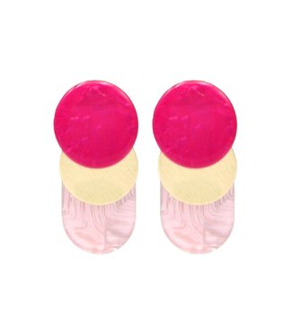 Maison Cachet Oorring Petites Fuchsia