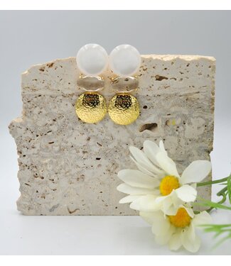 Maison Cachet Oorring Brillantes Blancs