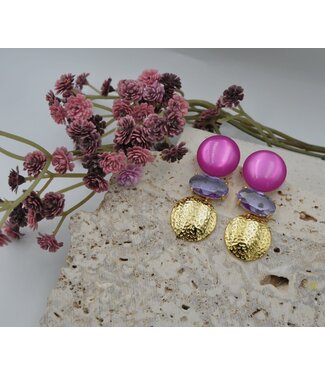 Maison Cachet Oorring Brillantes Cassis
