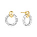 Ania Haie Oorring Two Tone Hoop