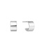 Ania Haie Oorring Silver Flat Small Huggie Hoop