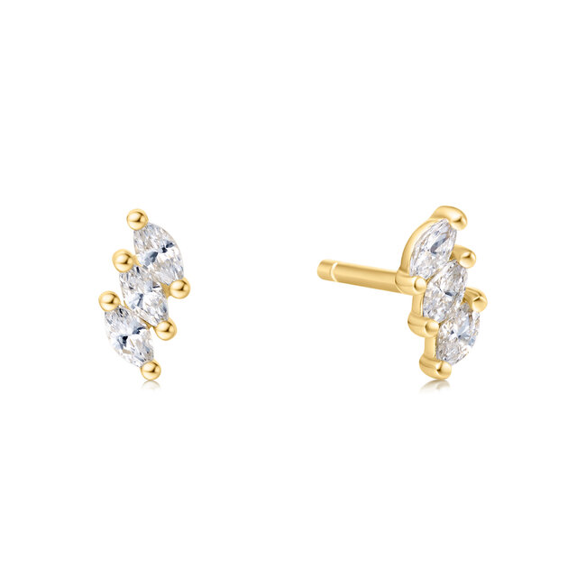 Ania Haie Oorring Triple Marquise Stud