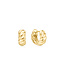 Ania Haie Oorring Bold Texture Small Huggie Hoop