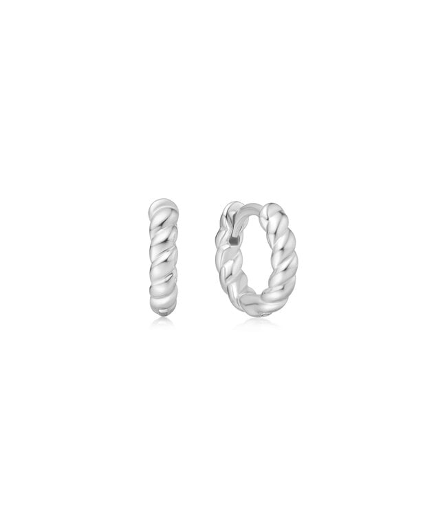Ania Haie Oorring Texture Small Huggie Hoop