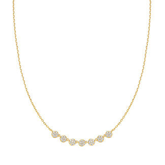 Ania Haie Halsketting Pavé Multi Beaded Chain Gold