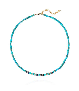 Hipanema Halsketting Jaipur Turquoise