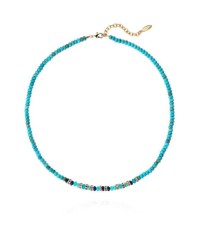 Hipanema Halsketting Jaipur Turquoise