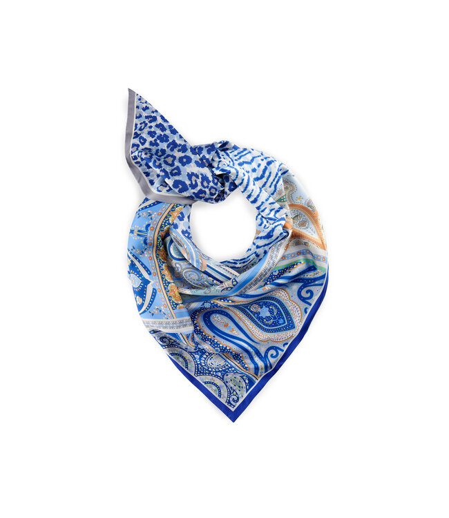 Codello Sjaal Triangle Pattern Mix Blue