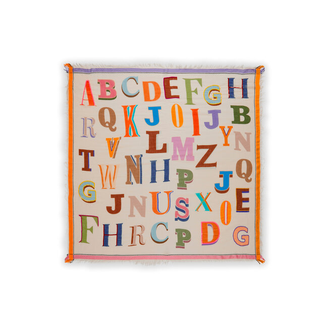 Codello Sjaal Triangle Cotton Beige