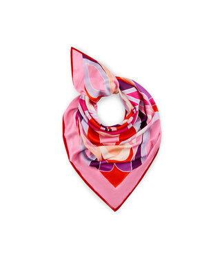 Codello Sjaal Triangle Pattern Abstract Modal Rose